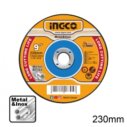 Δίσκοι Κοπής Σιδήρου Inox 230mmX1.6mm Ingco - MCD162301