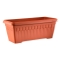 Ζαρντινιέρα Athina Terracotta 80x38x31cm 56Lit Plastona - 101257