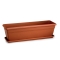 Ζαρντινιέρα Festone 98 Terracotta 98x25x20cm 29Lit Plastona - 101201