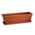 Ζαρντινιέρα Festone 40 Terracotta 40x20x16cm 7,2Lit Plastona - 101289